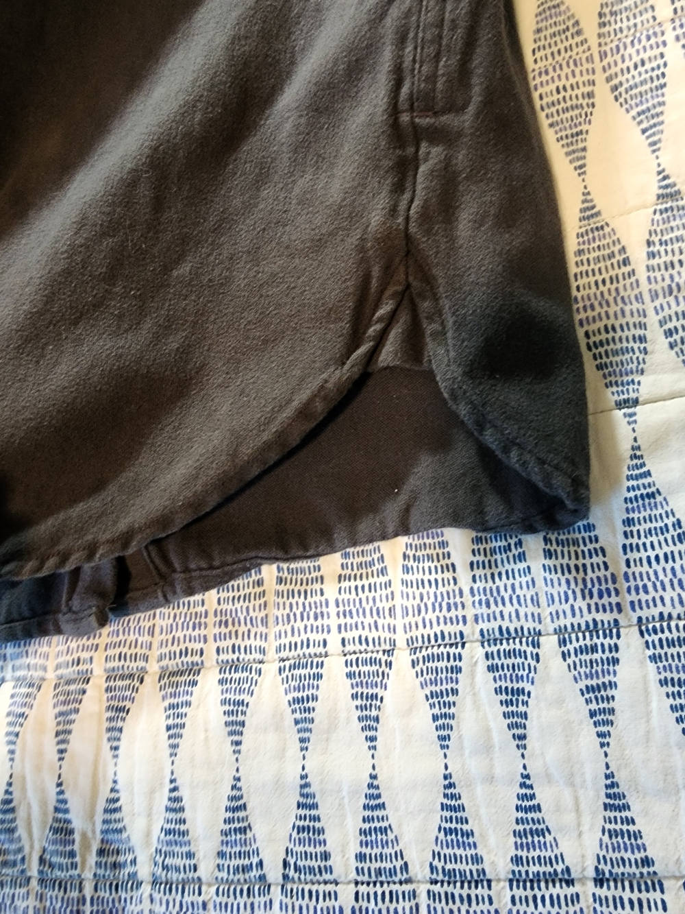 Madewell Sunday Flannel Charcoal Casual Button-Down - Picture 4 of 16